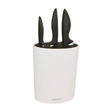 UTILITY KNIFE BLOCK (Oval/WHITE) by Peterson Housewares & Artwares - Vysn