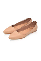 Valentina Leather Ballet Flats by ELF - Vysn