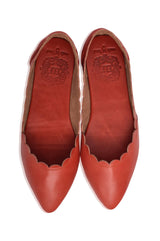 Valentina Leather Ballet Flats by ELF - Vysn