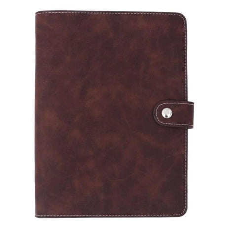 Vegan Leather Organizational Notebook A5 with Sticky Note Ruler - Vysn