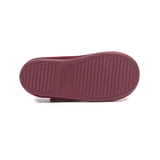 Velvet T-band Shoes in Burgundy by childrenchic - Vysn