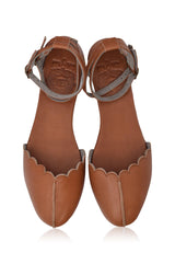 Venus Leather Flats by ELF - Vysn