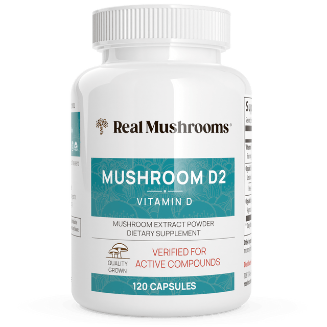 Vitamin D from Organic Mushrooms by Real Mushrooms - Vysn