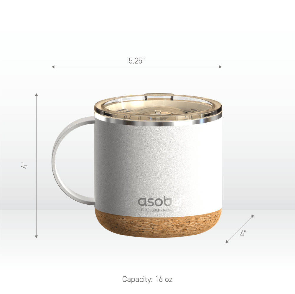 White Infinite Mug by ASOBU® - Vysn