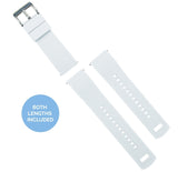 White Top / Black Bottom | Elite Silicone by Barton Watch Bands - Vysn