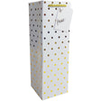 Wine Bottle Matte Elegant Gift Bags with Gold Foil, Clink by Present Paper - Vysn