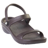 Women's 3-Strap Sandals - Dark Brown by DAWGS USA - Vysn