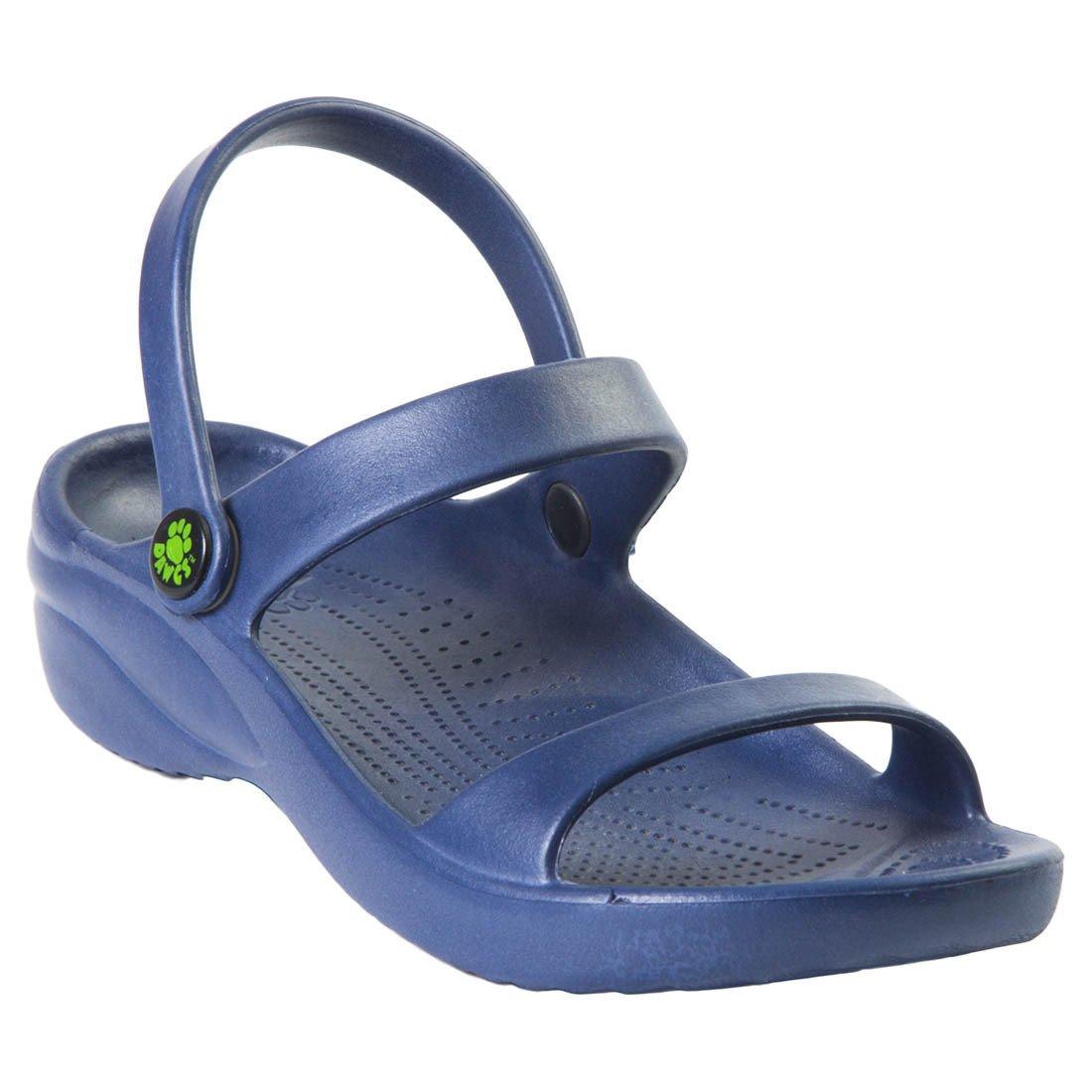 Women's 3-Strap Sandals - Navy by DAWGS USA - Vysn