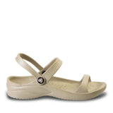 Women's 3-Strap Sandals - Tan by DAWGS USA - Vysn