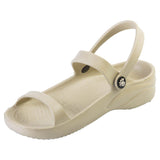 Women's 3-Strap Sandals - Tan by DAWGS USA - Vysn