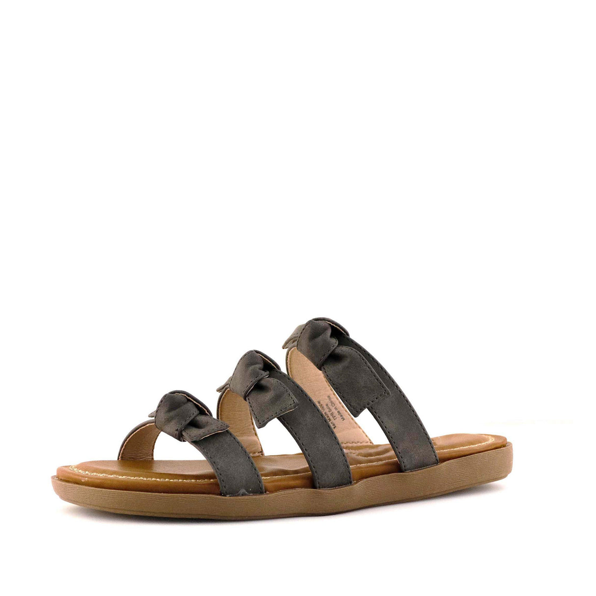 Women's Bristol Three Band Tie Sandal Black by Nest Shoes - Vysn