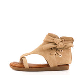 Women's Chi Lace Detail Gladiator Sandal Natural by Nest Shoes - Vysn