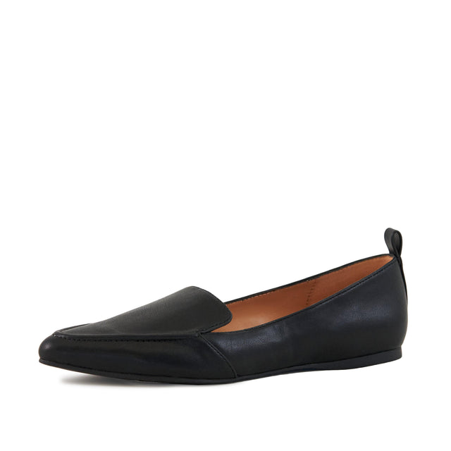 Women's Flat Socialite Black by Nest Shoes - Vysn