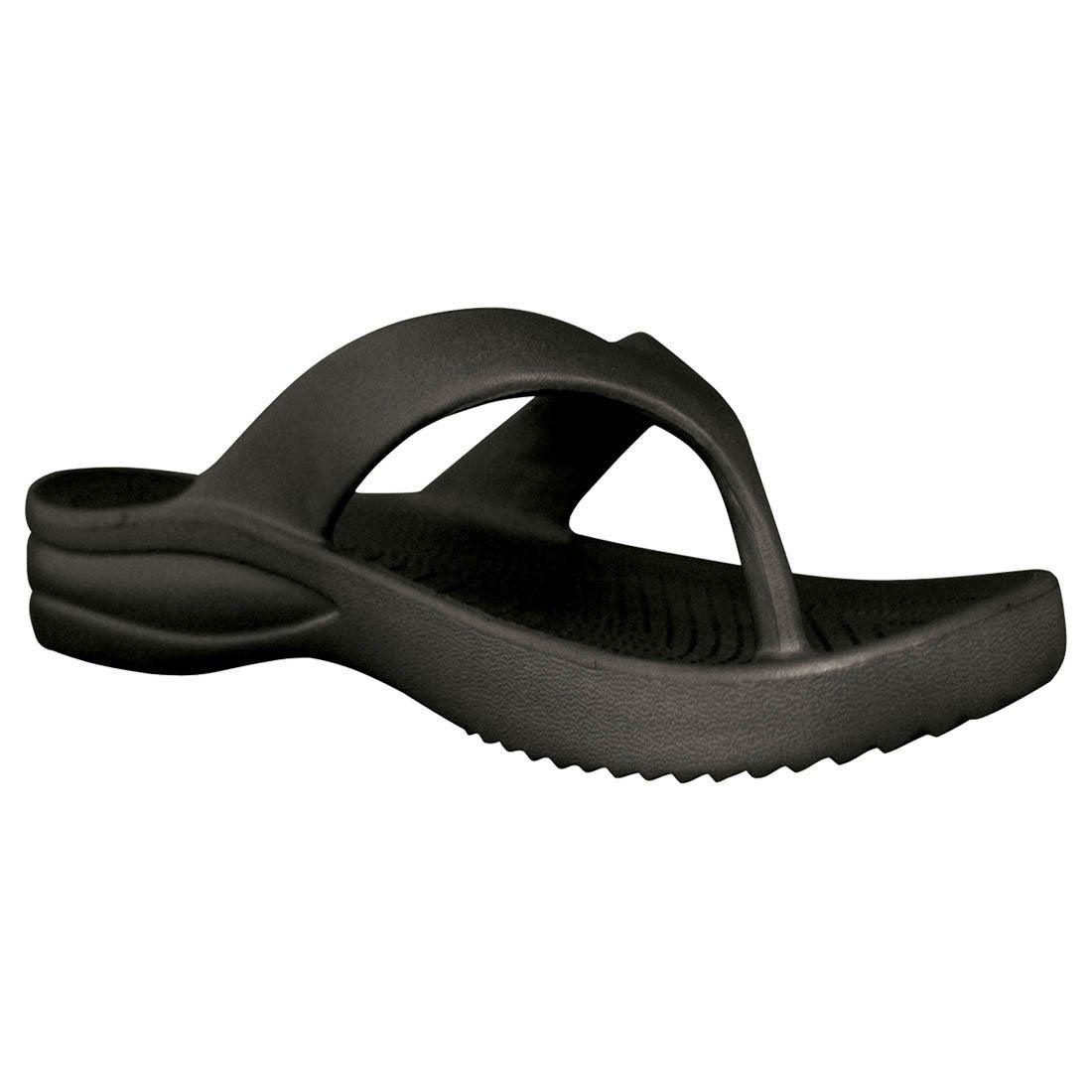 Women's Flip Flops - Black by DAWGS USA - Vysn