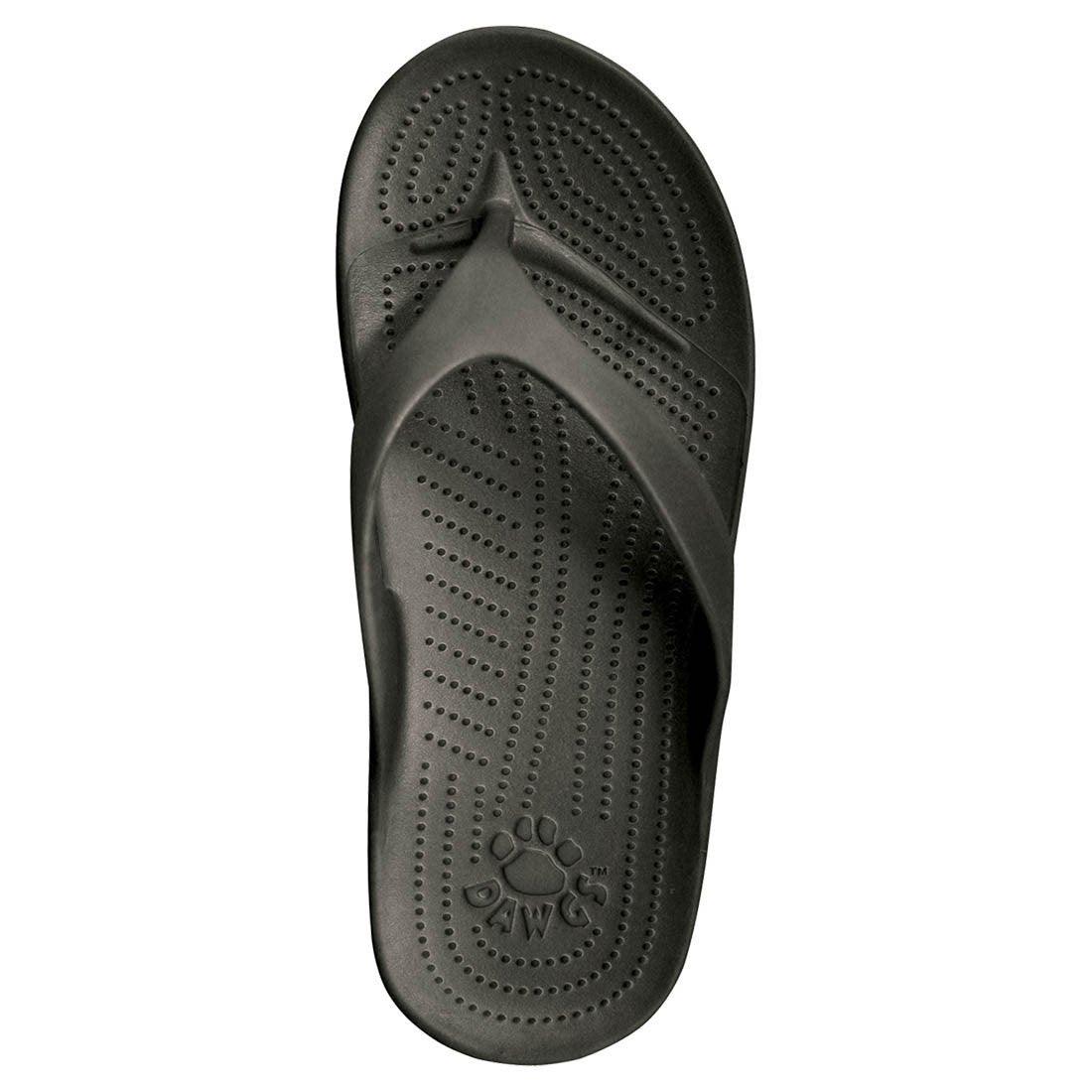 Women's Flip Flops - Black by DAWGS USA - Vysn