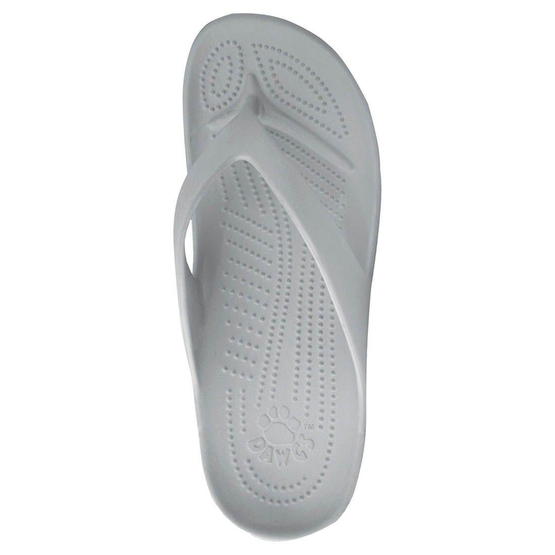 Women's Flip Flops - White by DAWGS USA - Vysn