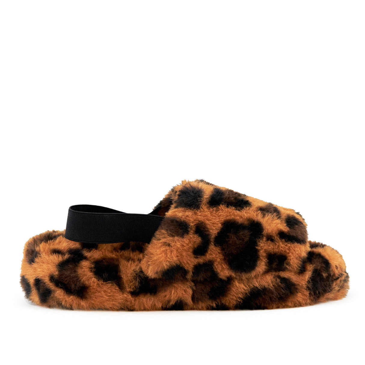 Women's Lisbon Faux Fur Slipper Leopard by Nest Shoes - Vysn