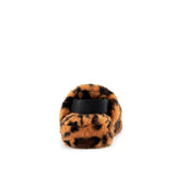 Women's Lisbon Faux Fur Slipper Leopard by Nest Shoes - Vysn