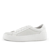 Women's Manila Perf Lace Up Sneaker White by Nest Shoes - Vysn