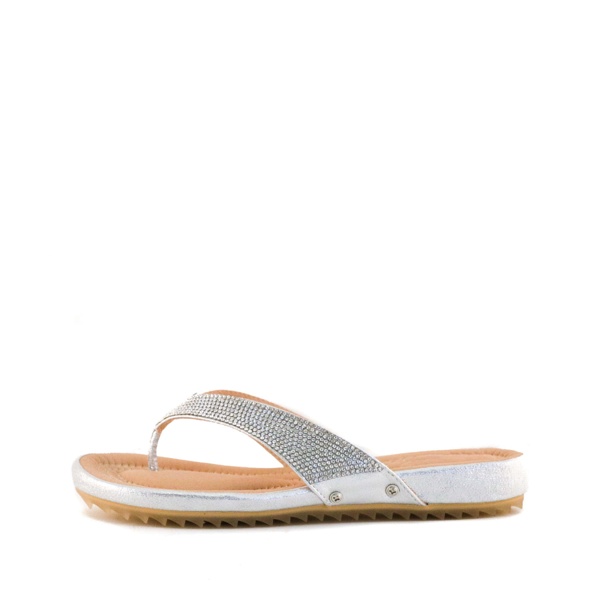 Women's Shellie Crystal Thong Sandal by Nest Shoes - Vysn