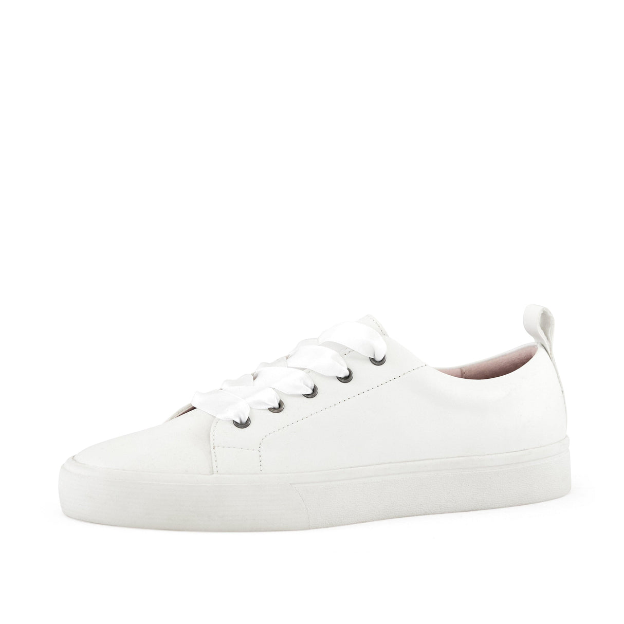 Women's Vancouver Wide Lace Sneaker White by Nest Shoes - Vysn