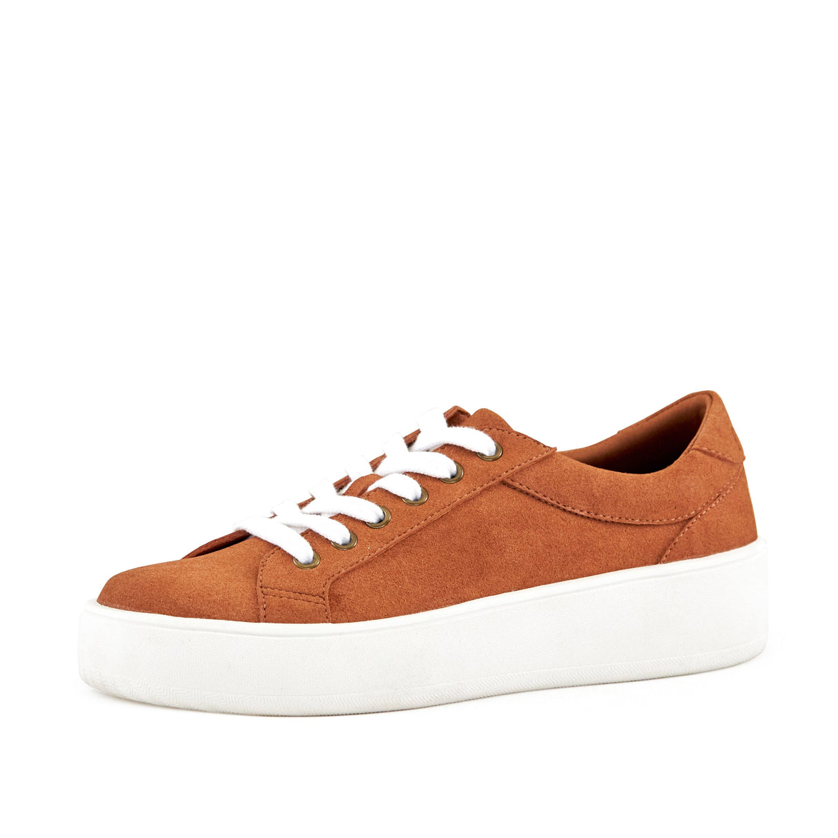 Women's Venice Micro Suede Lace Up Sneaker Camel by Nest Shoes - Vysn