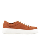 Women's Venice Micro Suede Lace Up Sneaker Camel by Nest Shoes - Vysn