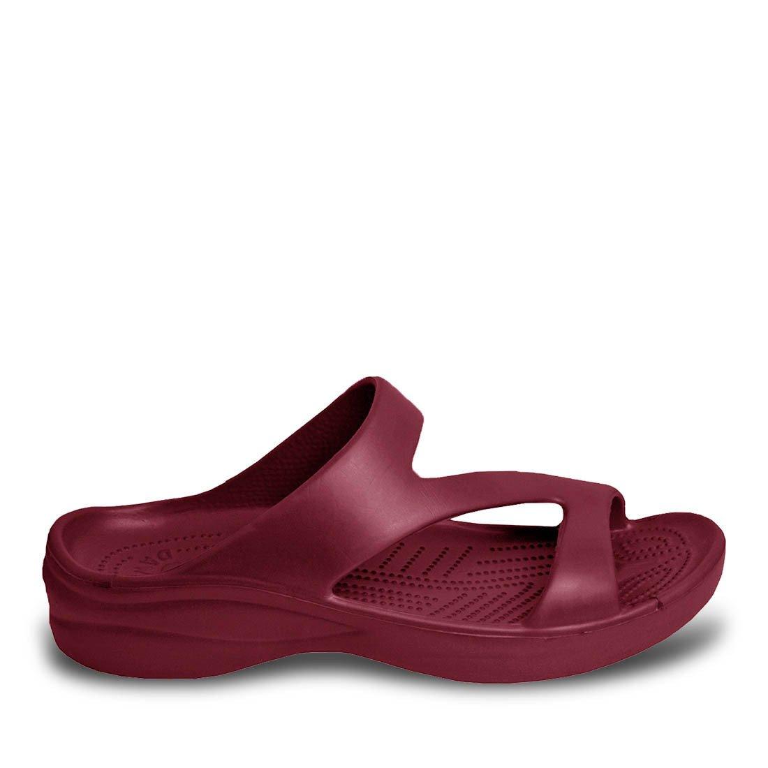 Women's Z Sandals - Burgundy by DAWGS USA - Vysn