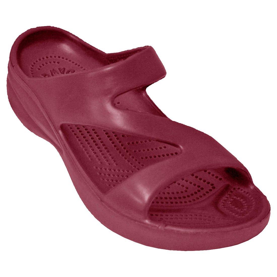 Women's Z Sandals - Burgundy by DAWGS USA - Vysn