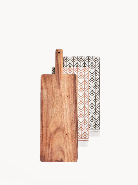 Wooden Serving Board Gift Set - Large by KORISSA - Vysn