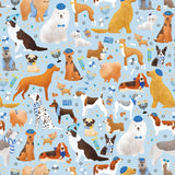 Yamaka Dog Hanukkah Gift Wrap by Present Paper - Vysn