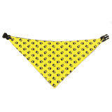 Yellow & Purple Reversible Dog Bandana by Uptown Pups - Vysn